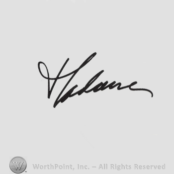 Signature: Madonna.