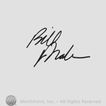 Signature: Bill Maher.