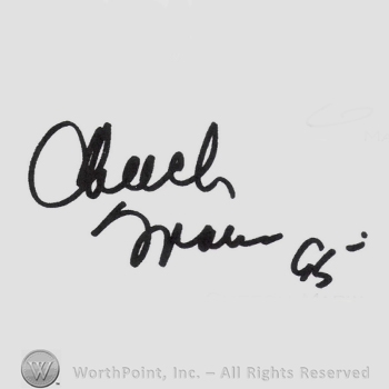 Signature: Cheech Marin.