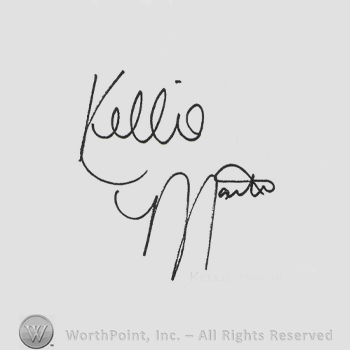 Signature: Kellie Martin.