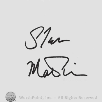 Signature: Steve Martin.