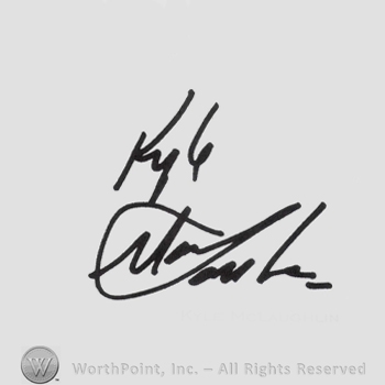 Signature: Kyle McLaughlin.