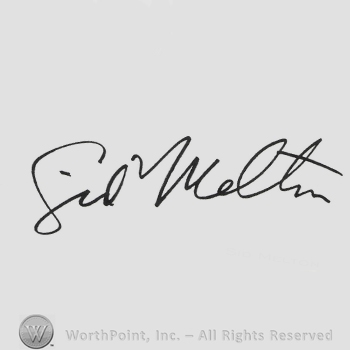 Signature: Sid Melton.