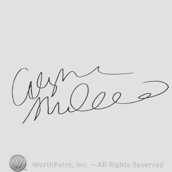 Signature:  Alyssa Milano.