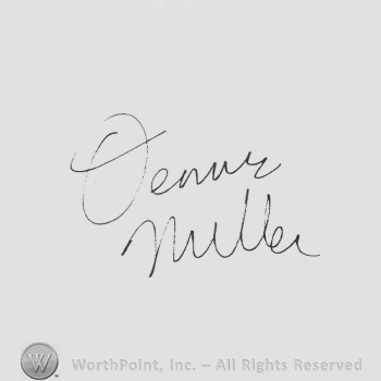 Signature: Dennis Miller.