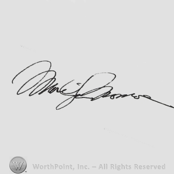 Signature: Marilyn Monroe.