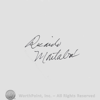 Signature: Ricardo Montalban.