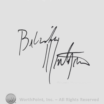 Signature: Belinda Montgomery.