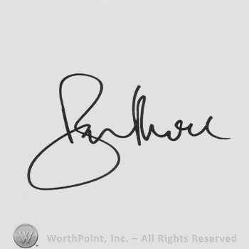 Signature:  Roger Moore.