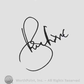 Signature:  Roger Moore.