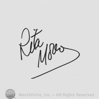 Signature: Rita Moreno.