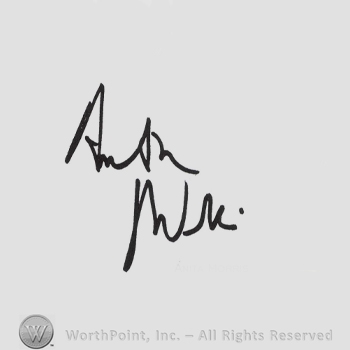 Signature: Anita Morris.
