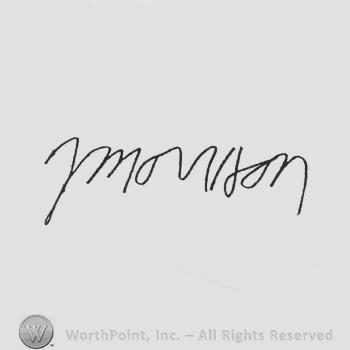 Signature: Jim Morrison.