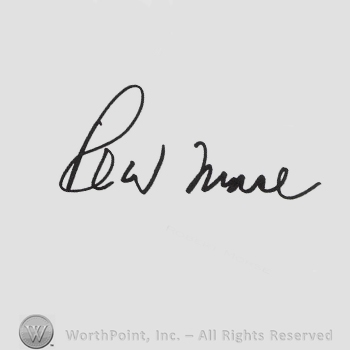 Signature: Robert Morse.