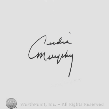 Signature: Audie Murphy.