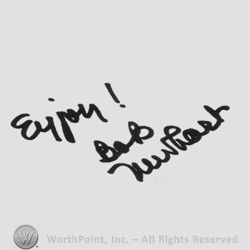 Signature: Bob Newhart.