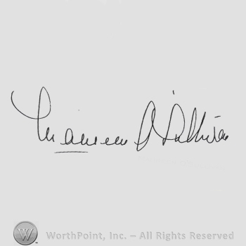 Signature: Maureen O'Sullivan.