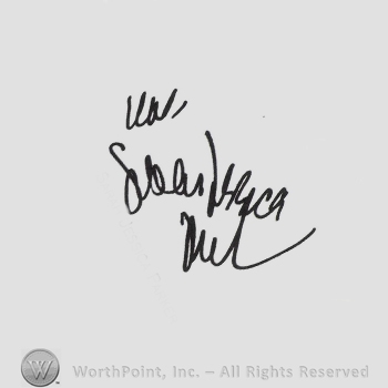 Signature: Sarah Jessica Parker .
