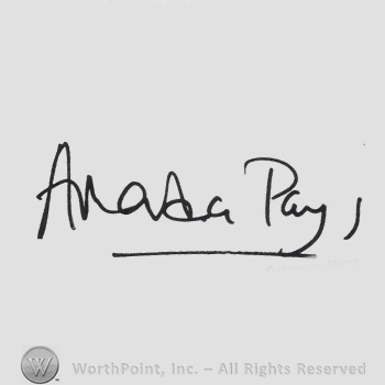 Signature: Amanda Pays.