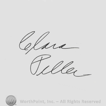 Signature: Clara Peller.