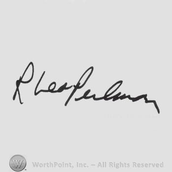 Signature: Rhea Perlman.
