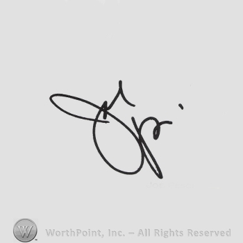 Signature: Joe Pesci.