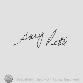 Signature: Gary Pettis.