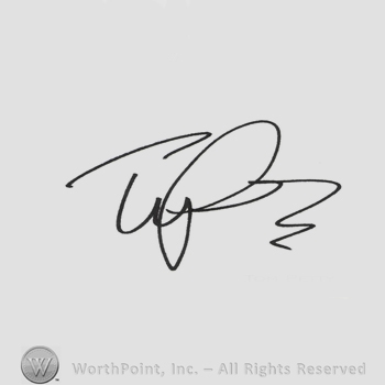 Signature: Tom Petty.