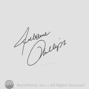 Signature: Julianne Phillips.