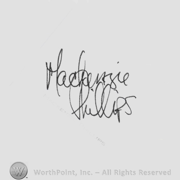 Signature: Mackenzie Phillips.