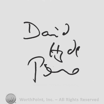 Signature: David Hyde Pierce.