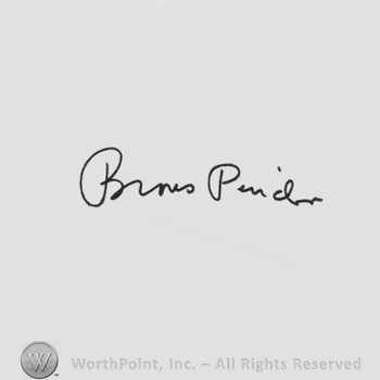 Signature: Bronson Pinchot.