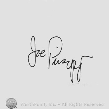 Signature: Joe Piscopo.