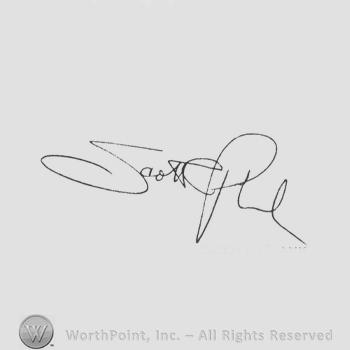 Signature: Scott Plank.