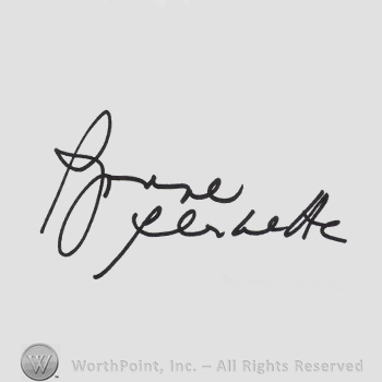 Signature: Suzanne Pleshette.