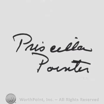 Signature: Priscilla Pointer.