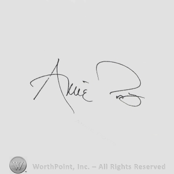 Signature: Annie Potts.