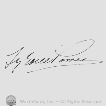 Signature: Tyrone Power.