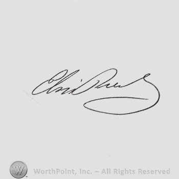 Signature: Elvis Presley.
