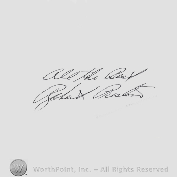 Signature: Robert Preston.