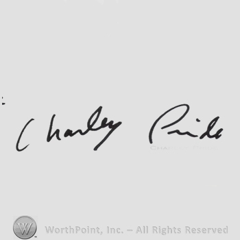 Signature: Charley Pride.
