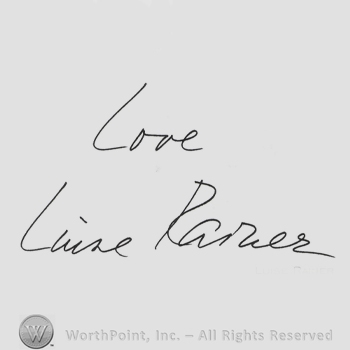 Signature: Luise Rainer