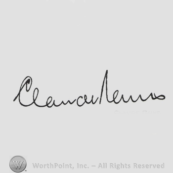 Signature: Claude Rains.