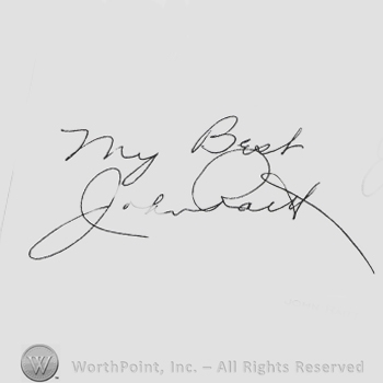 Signature: John Raitt.