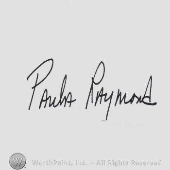 Signature: Paula Raymond.