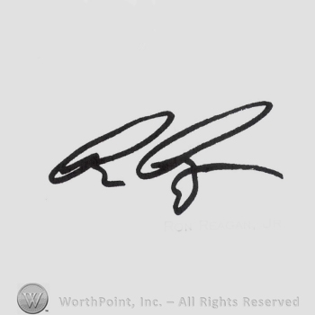 Signature: Ron Reagan, Jr.