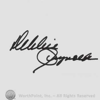 Signature: Debbie Reynolds.