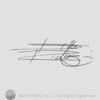 Signature: Keith Richards.