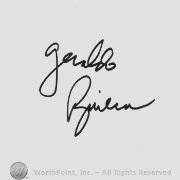 Signature: Geraldo Riviera.