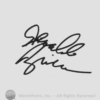 Signature: Geraldo Riviera.